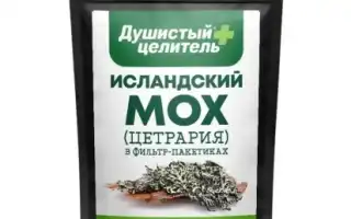 Цетрария исландский мох — применение и отзывы пользователей
